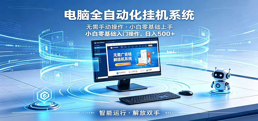 智能广告挂机无需值守，小白上手轻松实现每日增收-知行阁轻创网-分享网络赚钱项目-全网首发副业项目实操平台-副业创业项目网