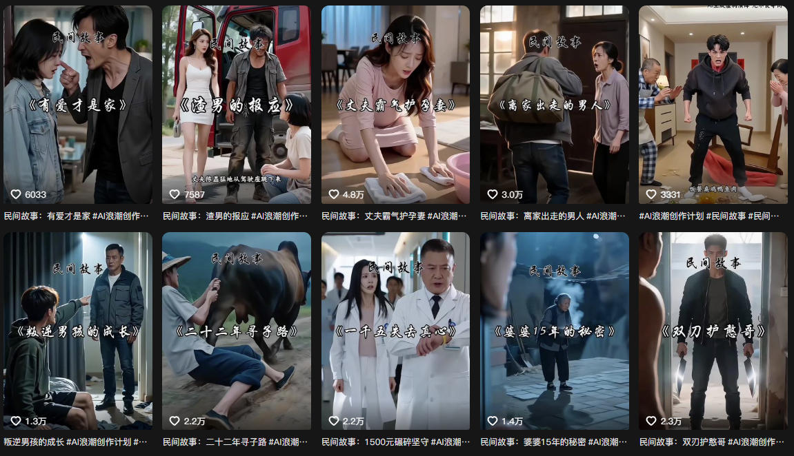 抖音93W粉丝博主老朱故事会亲授AI都市故事短视频教学，从选题到成片的全过程，小白也能够快速起号涨粉接广告变现-知行阁轻创网-分享网络赚钱项目-全网首发副业项目实操平台-副业创业项目网