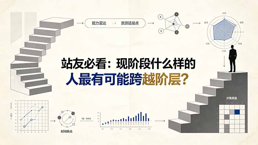 付费文章：站友必看：现阶段什么样的人最有可能跨越阶层?-知行阁轻创网-分享网络赚钱项目-全网首发副业项目实操平台-副业创业项目网