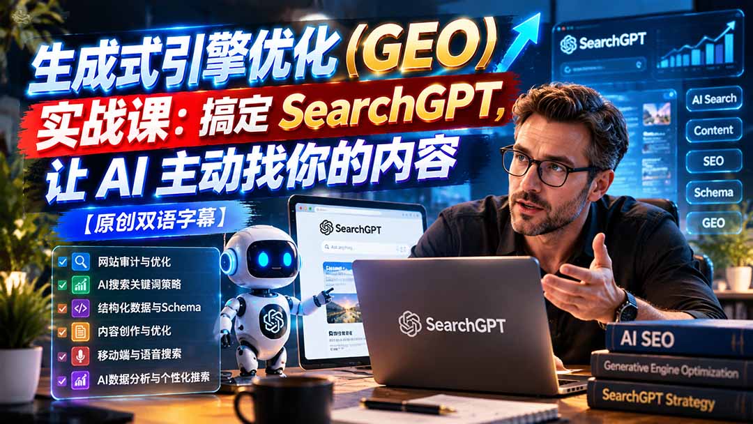 生成式引擎优化(GEO-知行阁轻创网-分享网络赚钱项目-全网首发副业项目实操平台-副业创业项目网