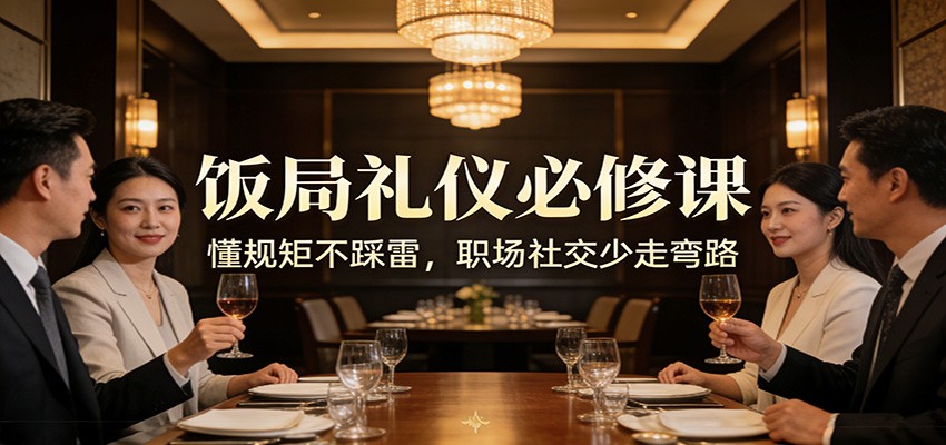 公众号收费文章：《饭局礼仪必修课：懂规矩不踩雷，职场社交少走弯路》-知行阁轻创网-分享网络赚钱项目-全网首发副业项目实操平台-副业创业项目网