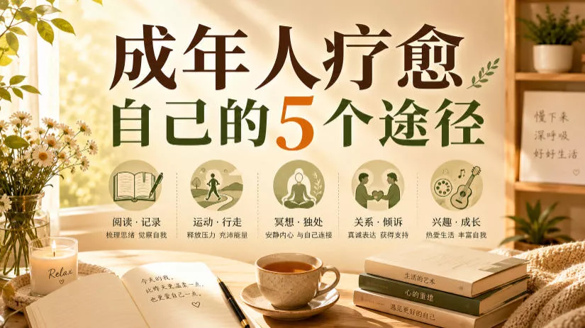 付费文章:成年人疗愈自己的5个途径-知行阁轻创网-分享网络赚钱项目-全网首发副业项目实操平台-副业创业项目网