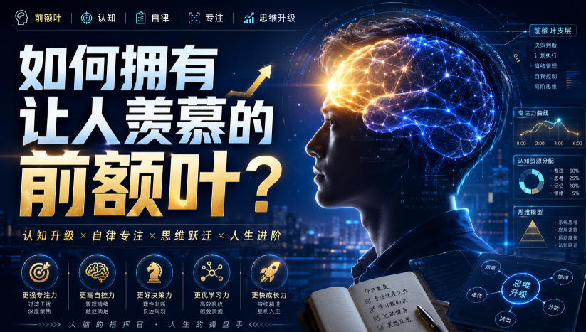付费文:如何拥有让人羡慕的前额叶?-知行阁轻创网-分享网络赚钱项目-全网首发副业项目实操平台-副业创业项目网