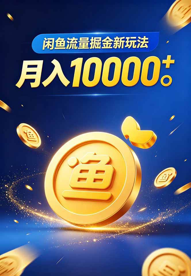（18471期）闲鱼流量掘金虚拟资料新玩法，月入10000＋-知行阁轻创网-分享网络赚钱项目-全网首发副业项目实操平台-副业创业项目网
