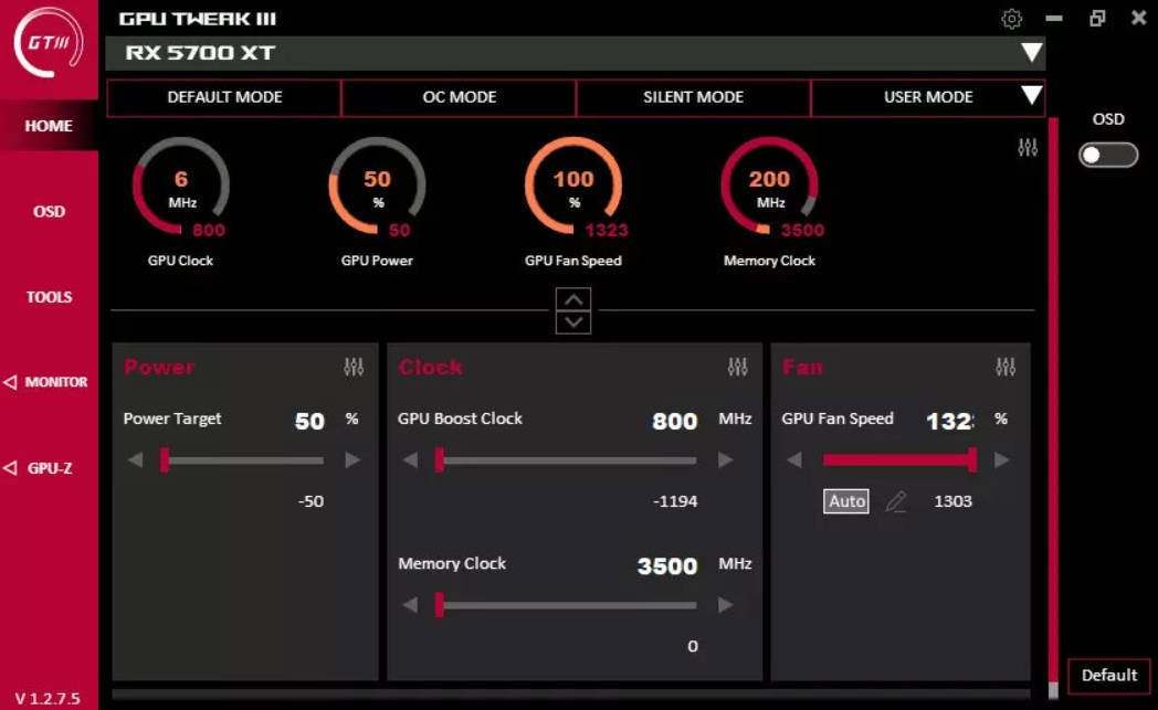 显卡超频GPU Tweak III v2.0.8.5-知行阁轻创网-分享网络赚钱项目-全网首发副业项目实操平台-副业创业项目网