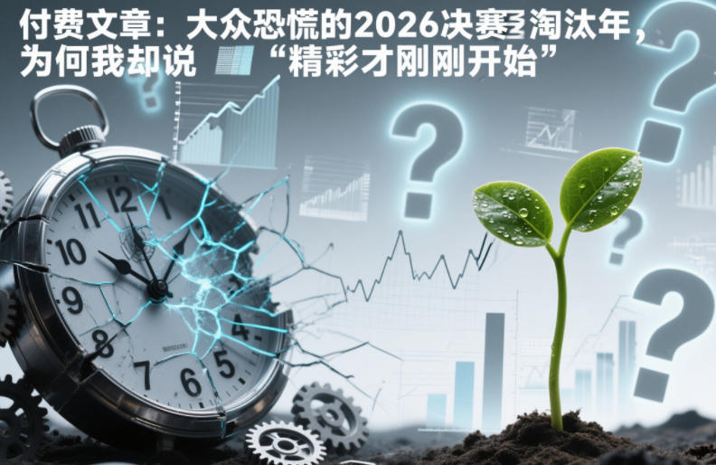 付费文章：大众恐慌的2026决赛淘汰年，为何我却说“精彩才刚刚开始”？-知行阁轻创网-分享网络赚钱项目-全网首发副业项目实操平台-副业创业项目网