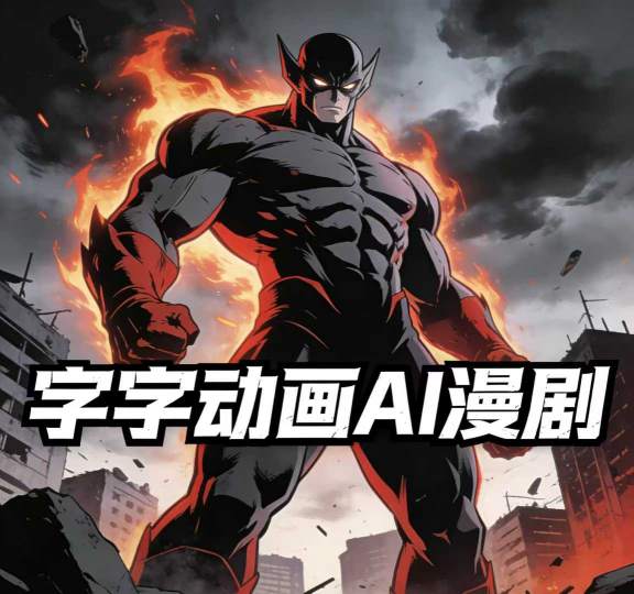 字字动画AI漫剧2026年第1期系统课程，小白看完就能学会实操的漫剧课，单人月收1-3W-知行阁轻创网-分享网络赚钱项目-全网首发副业项目实操平台-副业创业项目网