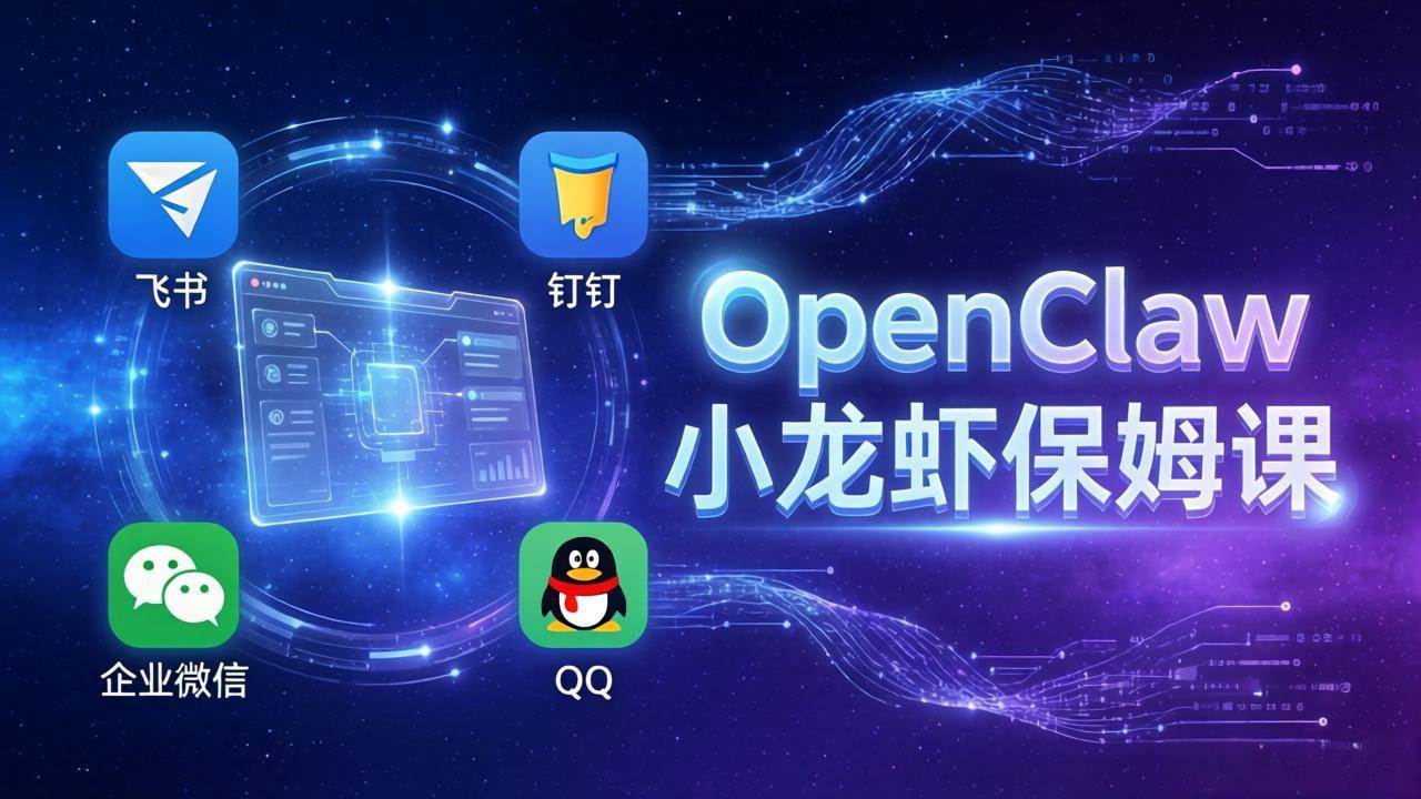 （17614期）OpenClaw小龙虾保姆课： Windows/macOS/Linux/Docker全系统安装，飞书+钉钉+企业微信+QQ 全接入-知行阁轻创网-分享网络赚钱项目-全网首发副业项目实操平台-副业创业项目网