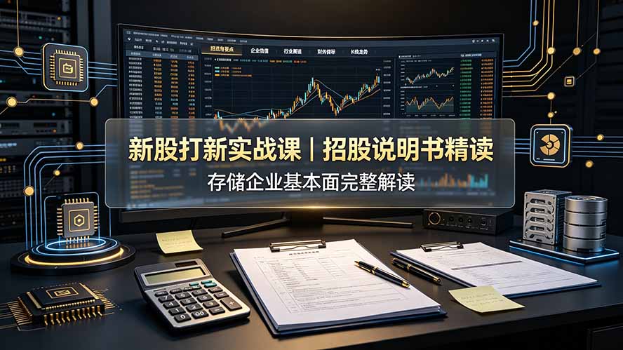 付费文章：新股打新实战课｜招股说明书精读，存储企业基本面完整解读-知行阁轻创网-分享网络赚钱项目-全网首发副业项目实操平台-副业创业项目网