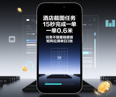 酒店截图任务，15秒完成一单，一单0.6米，任务不限量随便接，矩阵拉满单日3张【揭秘】-知行阁轻创网-分享网络赚钱项目-全网首发副业项目实操平台-副业创业项目网