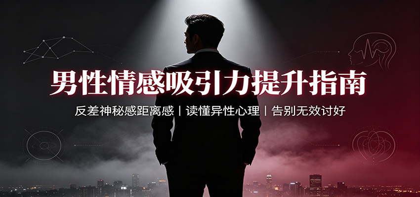 男性情感吸引力提升指南：反差神秘感距离感，读懂异性心理，告别无效讨好-知行阁轻创网-分享网络赚钱项目-全网首发副业项目实操平台-副业创业项目网