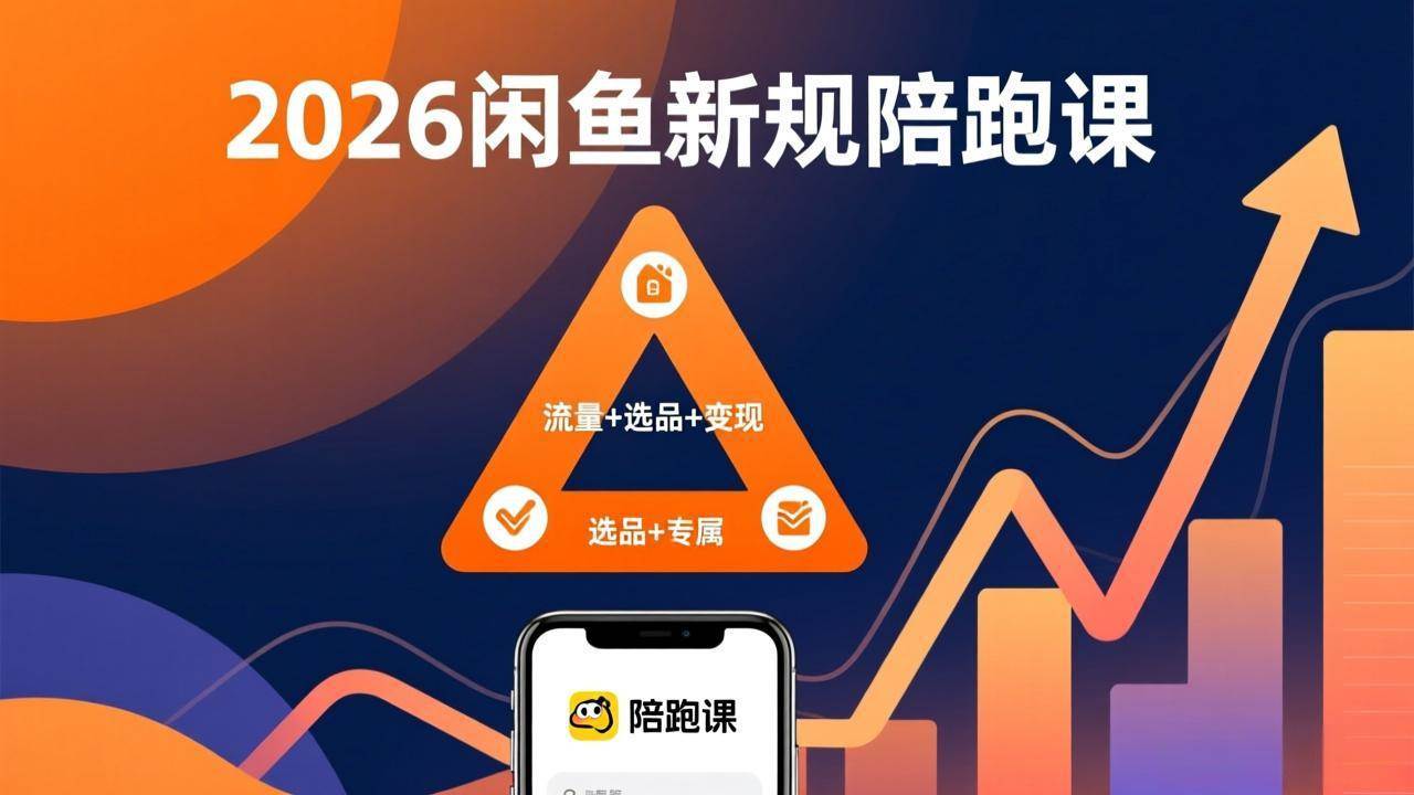 (17483期)2026闲鱼高阶陪跑课全新上线,带你吃透新规玩转选品流量,从零搭建稳定变现盈利体系-知行阁轻创网-分享网络赚钱项目-全网首发副业项目实操平台-副业创业项目网