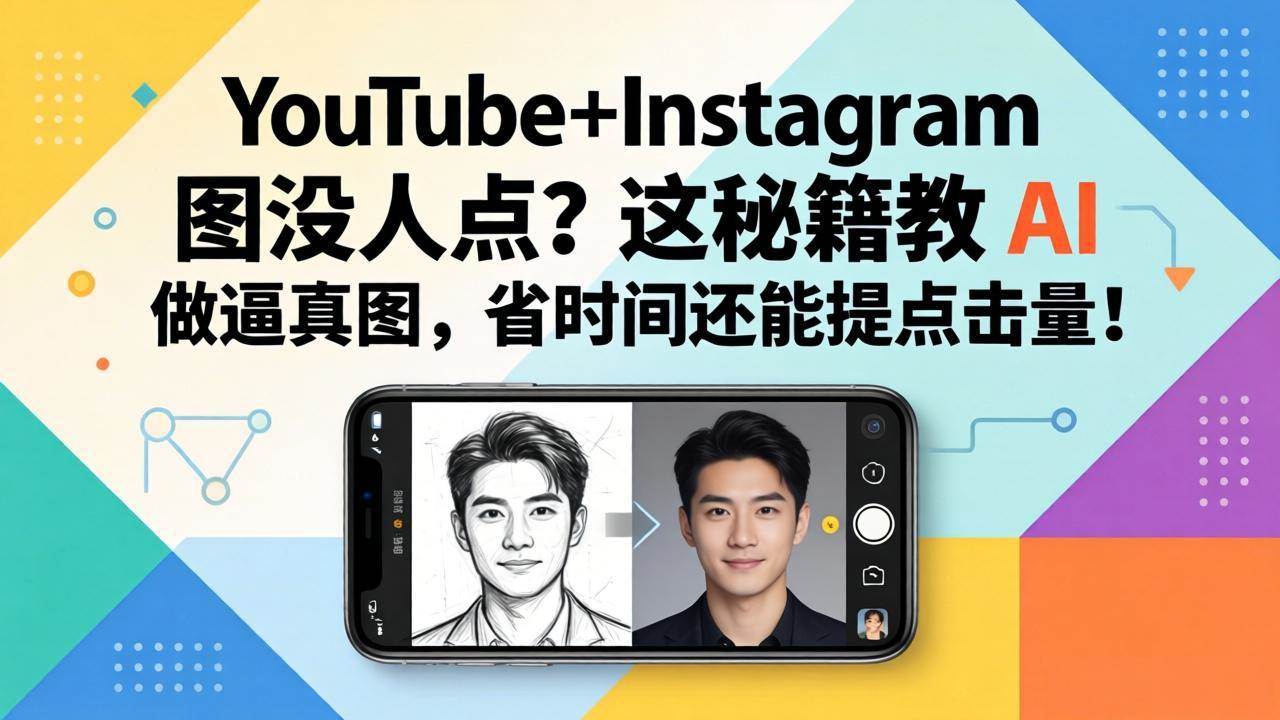（17911期）YouTube+Instagram 图没人点？这秘籍教 AI 做逼真图，省时间还能提点击量-知行阁轻创网-分享网络赚钱项目-全网首发副业项目实操平台-副业创业项目网