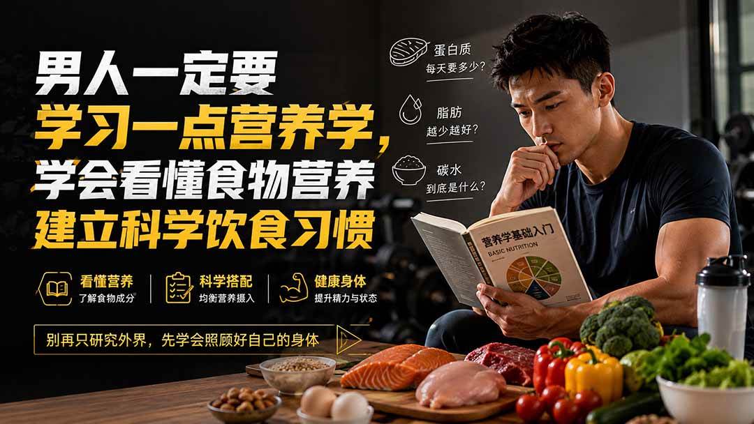 (20055期)付费文章:男人一定要学习一点营养学,学会看懂食物营养建立科学饮食习惯-知行阁轻创网-分享网络赚钱项目-全网首发副业项目实操平台-副业创业项目网