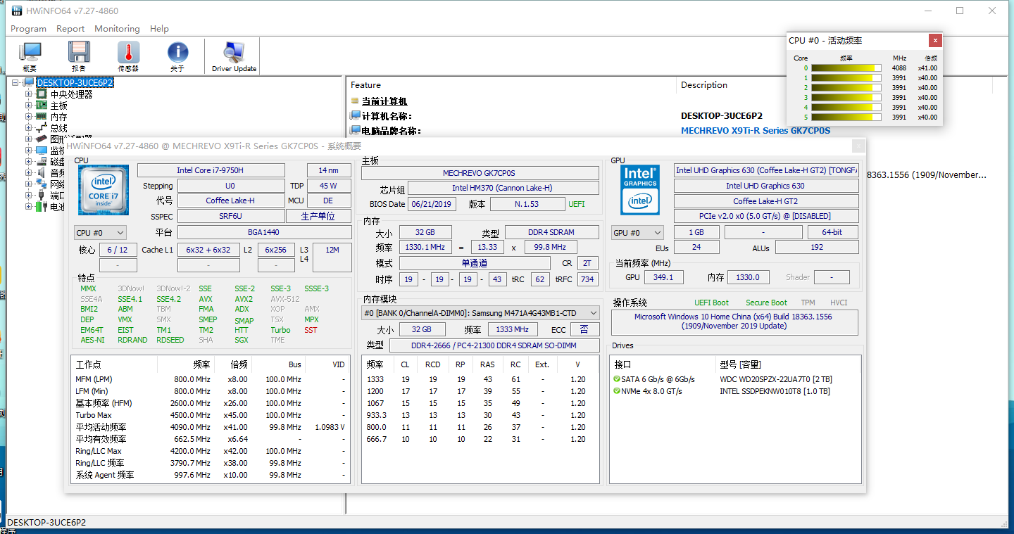HWiNFO硬件检测工具v8.47.5975绿色版-知行阁轻创网-分享网络赚钱项目-全网首发副业项目实操平台-副业创业项目网