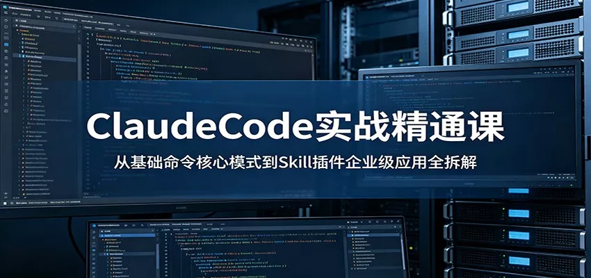ClaudeCode实战精通课：从基础命令核心模式到Skill插件企业级应用全拆解-知行阁轻创网-分享网络赚钱项目-全网首发副业项目实操平台-副业创业项目网