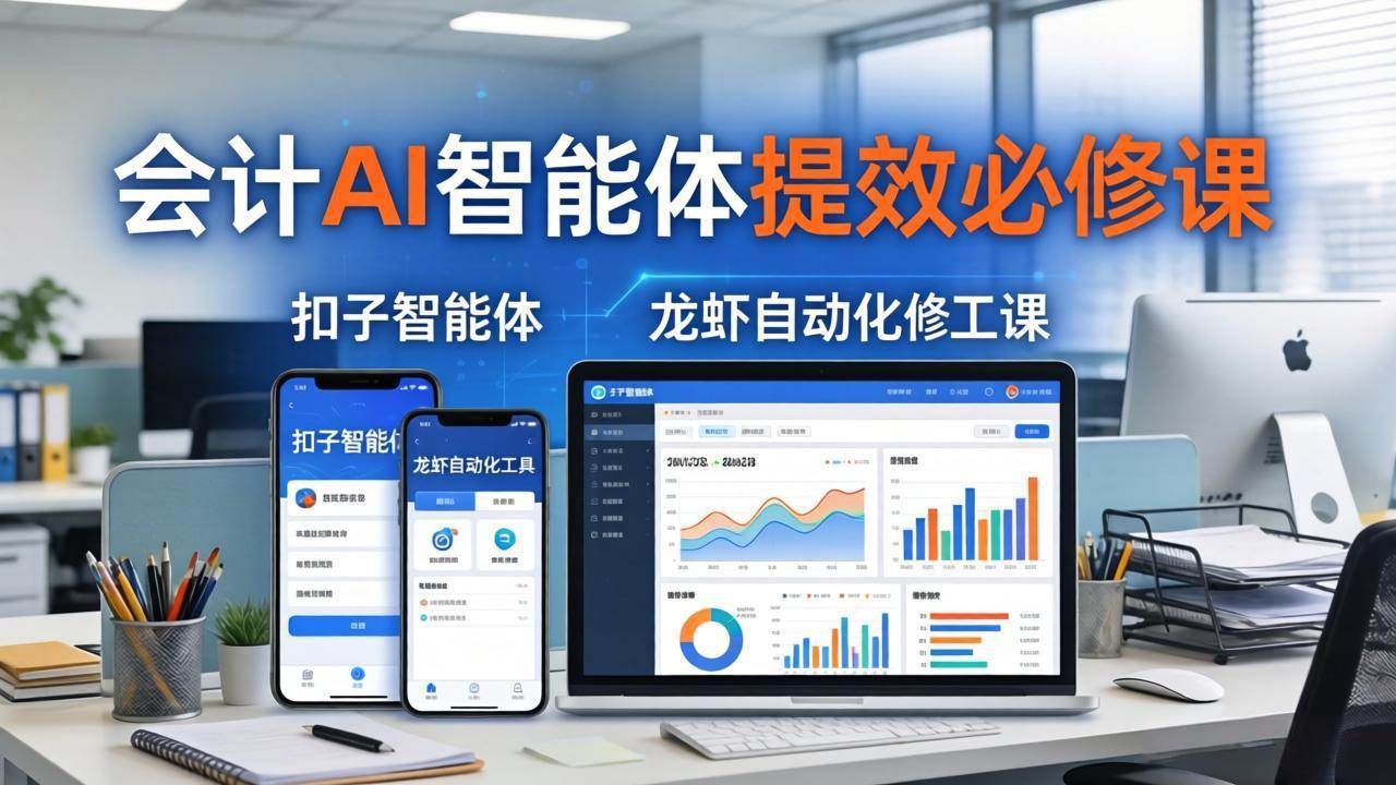 （18151期）财务会计AI智能体提效必修课：扣子智能体+龙虾自动化+报表分析，一站式提升财务工作效率-知行阁轻创网-分享网络赚钱项目-全网首发副业项目实操平台-副业创业项目网