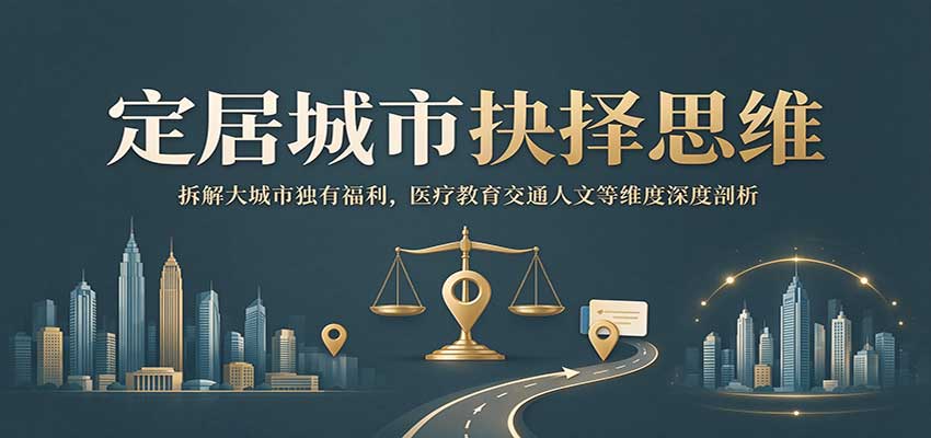 定居城市抉择思维：拆解大城市独有福利，医疗教育交通人文等维度深度剖析-知行阁轻创网-分享网络赚钱项目-全网首发副业项目实操平台-副业创业项目网