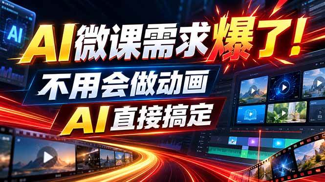 （20495期）动画代做杀疯了！一单800+，全程派单，小白也能月入2W-知行阁轻创网-分享网络赚钱项目-全网首发副业项目实操平台-副业创业项目网
