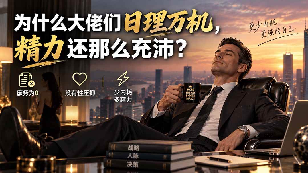 （20244期）付费文章：为什么大佬们日理万机，精力还那么充沛？-知行阁轻创网-分享网络赚钱项目-全网首发副业项目实操平台-副业创业项目网