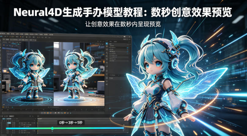 Neural4D生成手办模型教程，让创意效果在数秒内呈现预览-知行阁轻创网-分享网络赚钱项目-全网首发副业项目实操平台-副业创业项目网