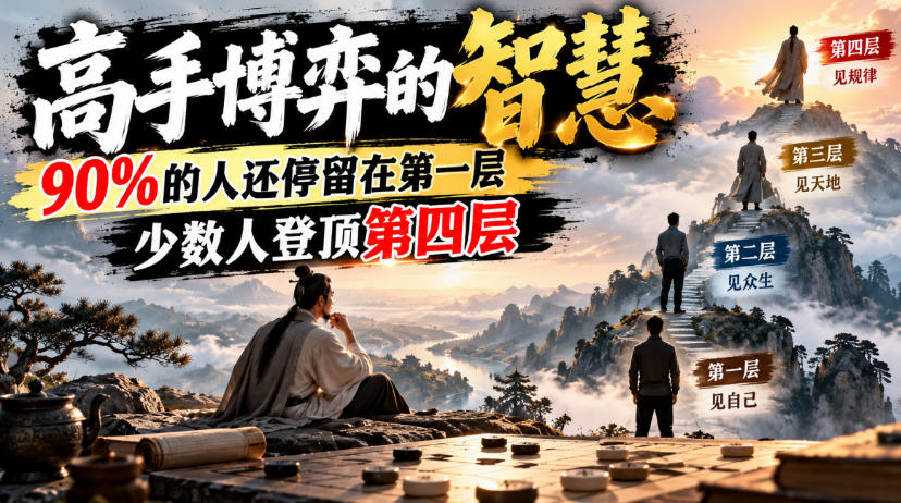 付费文章:高手博弈的智慧,90%的人还停留在第一层,少数人登顶第四层 付费文章:高手博弈的智慧,90%的人还停留在第一层,少数人登顶第四层