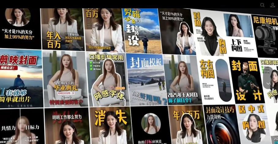 【剪映模板】100款剪映高级感万能行业短视频封面字幕排版预设视频花字剪辑模版-知行阁轻创网-分享网络赚钱项目-全网首发副业项目实操平台-副业创业项目网