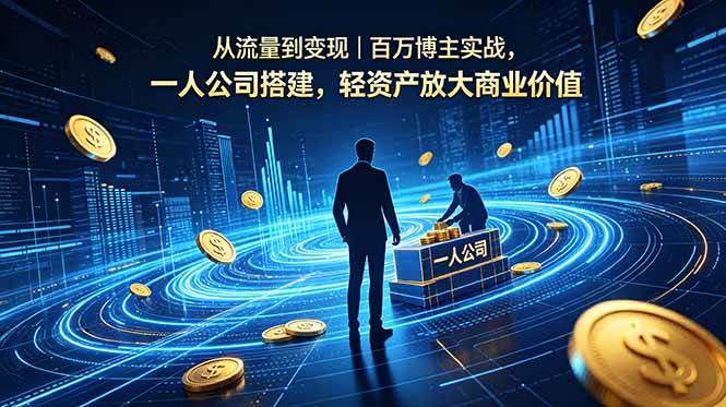 (18645期)从流量到变现|百万博主实战,一人公司搭建,轻资产放大商业价值 (18645期)从流量到变现|百万博主实战,一人公司搭建,轻资产放大商业价值