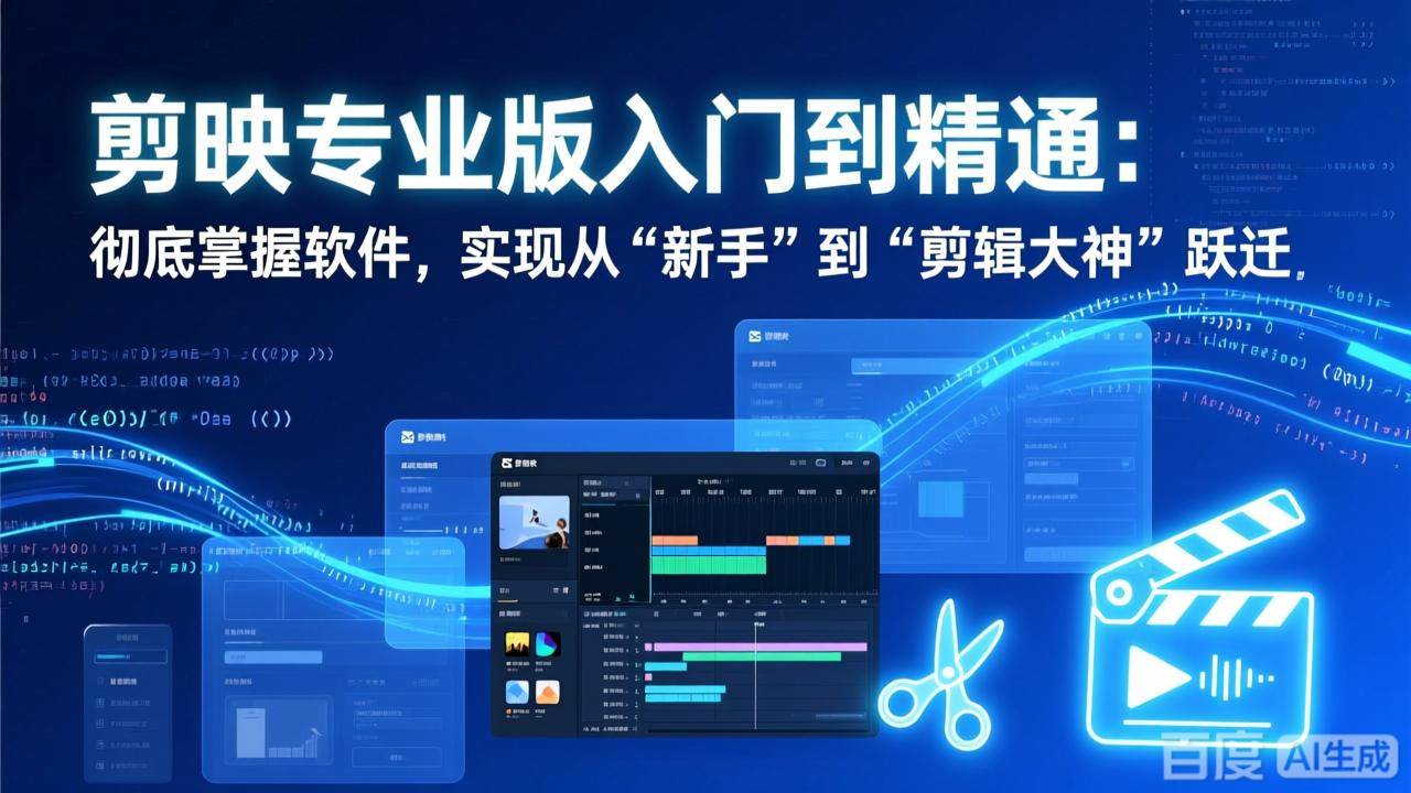 （17321期）剪映专业版入门到精通：彻底掌握软件，实现从“新手”到“剪辑大神”跃迁-知行阁轻创网-分享网络赚钱项目-全网首发副业项目实操平台-副业创业项目网
