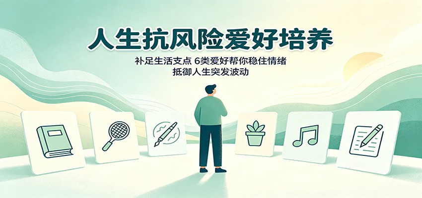 人生抗风险爱好培养：补足生活支点，6类爱好帮你稳住情绪，抵御人生突发波动-知行阁轻创网-分享网络赚钱项目-全网首发副业项目实操平台-副业创业项目网