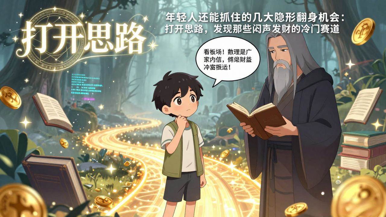 （17471期）付费文1+2：年轻人还能抓住的几大隐形翻身机会：打开思路，发现那些闷声发财的冷门赛道-知行阁轻创网-分享网络赚钱项目-全网首发副业项目实操平台-副业创业项目网