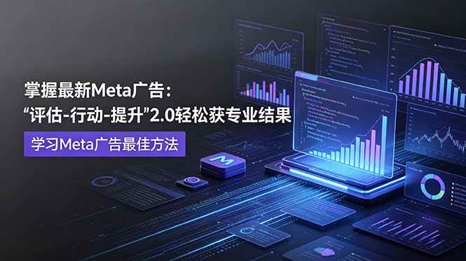（18972期）掌握最新的Meta广告，通过“评估-行动-提升”2.0版本轻松获得专业级结果。学习目前学习Meta广告的最佳方法-知行阁轻创网-分享网络赚钱项目-全网首发副业项目实操平台-副业创业项目网