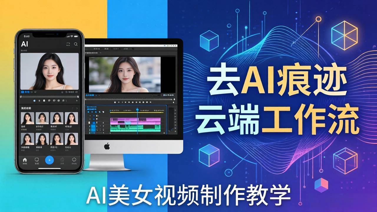 （17928期）AI美女视频制作教学：去AI痕迹，云端工作流出图，手机电脑均可，不需要配置-知行阁轻创网-分享网络赚钱项目-全网首发副业项目实操平台-副业创业项目网
