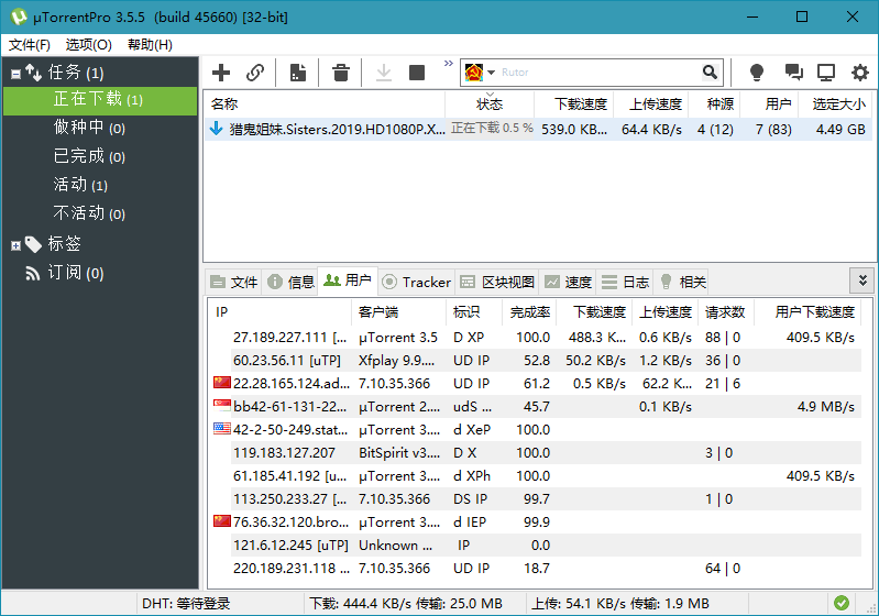 BT下载 uTorrent Pro v3.6.0.47254-知行阁轻创网-分享网络赚钱项目-全网首发副业项目实操平台-副业创业项目网
